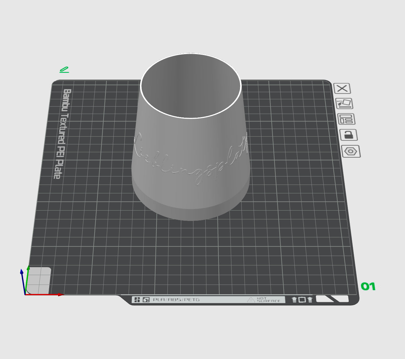 3D Druckdatei - Windlicht Liesl Lieblingsplatz