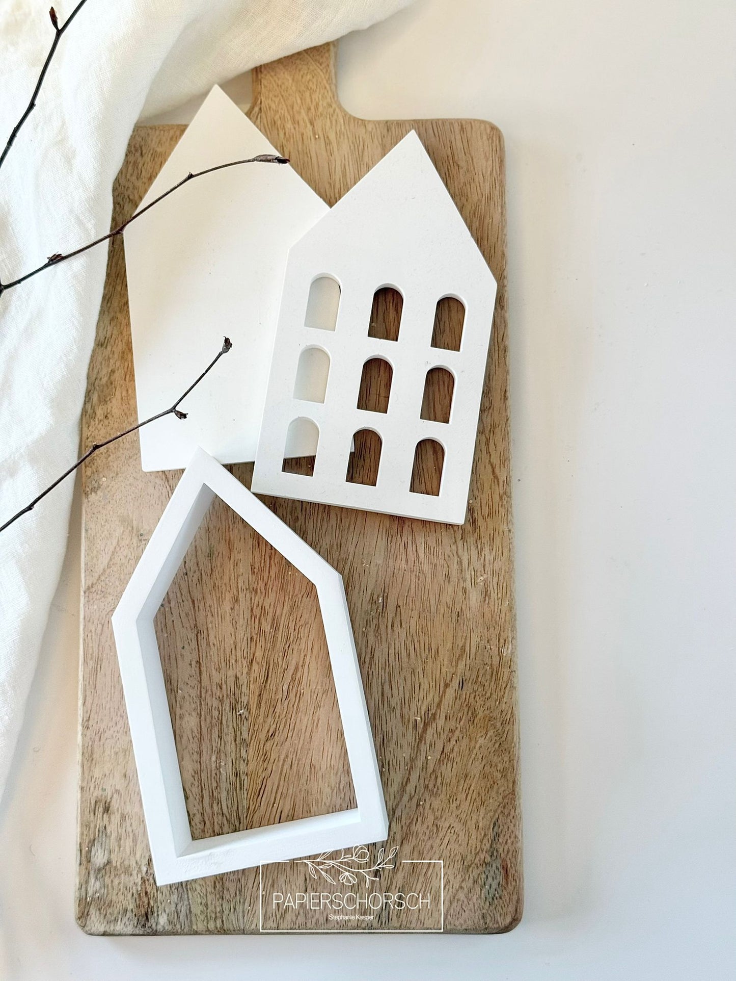 Silikonform - Bausatz Haus Klassisch @Papierschorsch