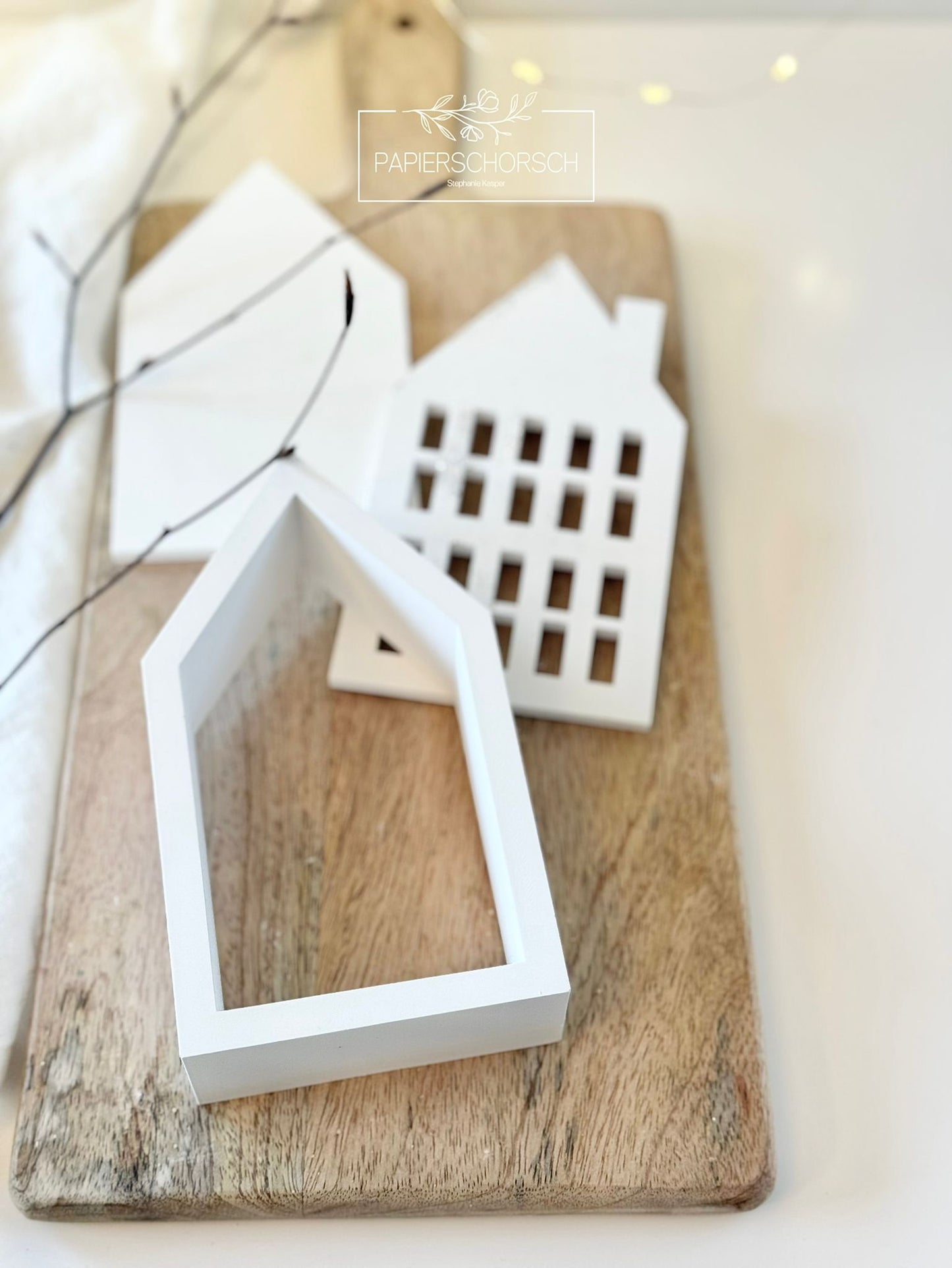 Silikonform - Bausatz Haus Klassisch @Papierschorsch