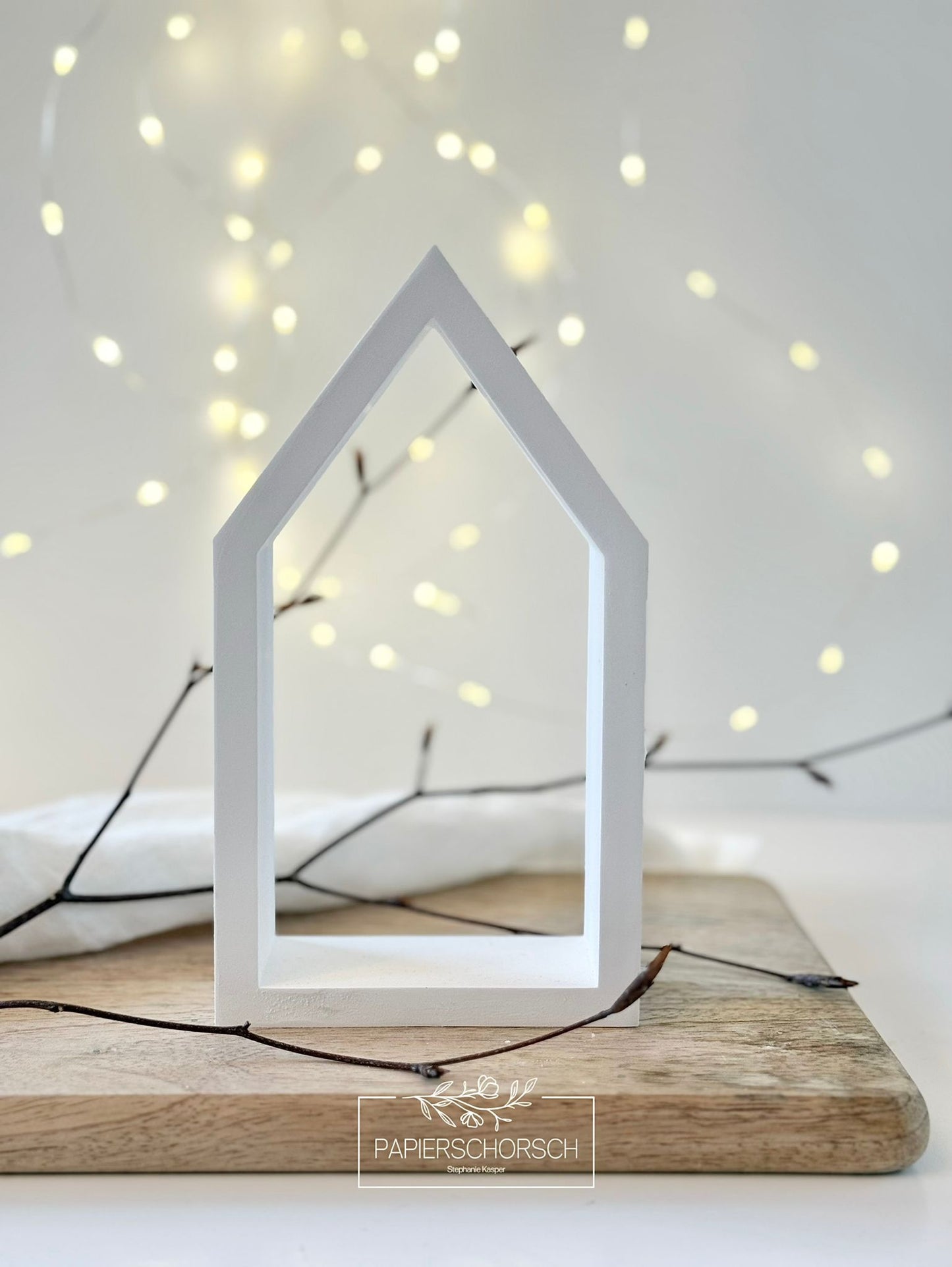 Silikonform - Bausatz Haus Klassisch @Papierschorsch