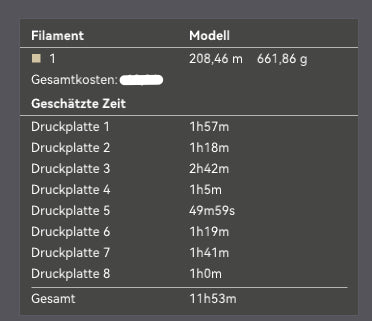 3D Druckdatei - Box für Stern Plissee Tessa