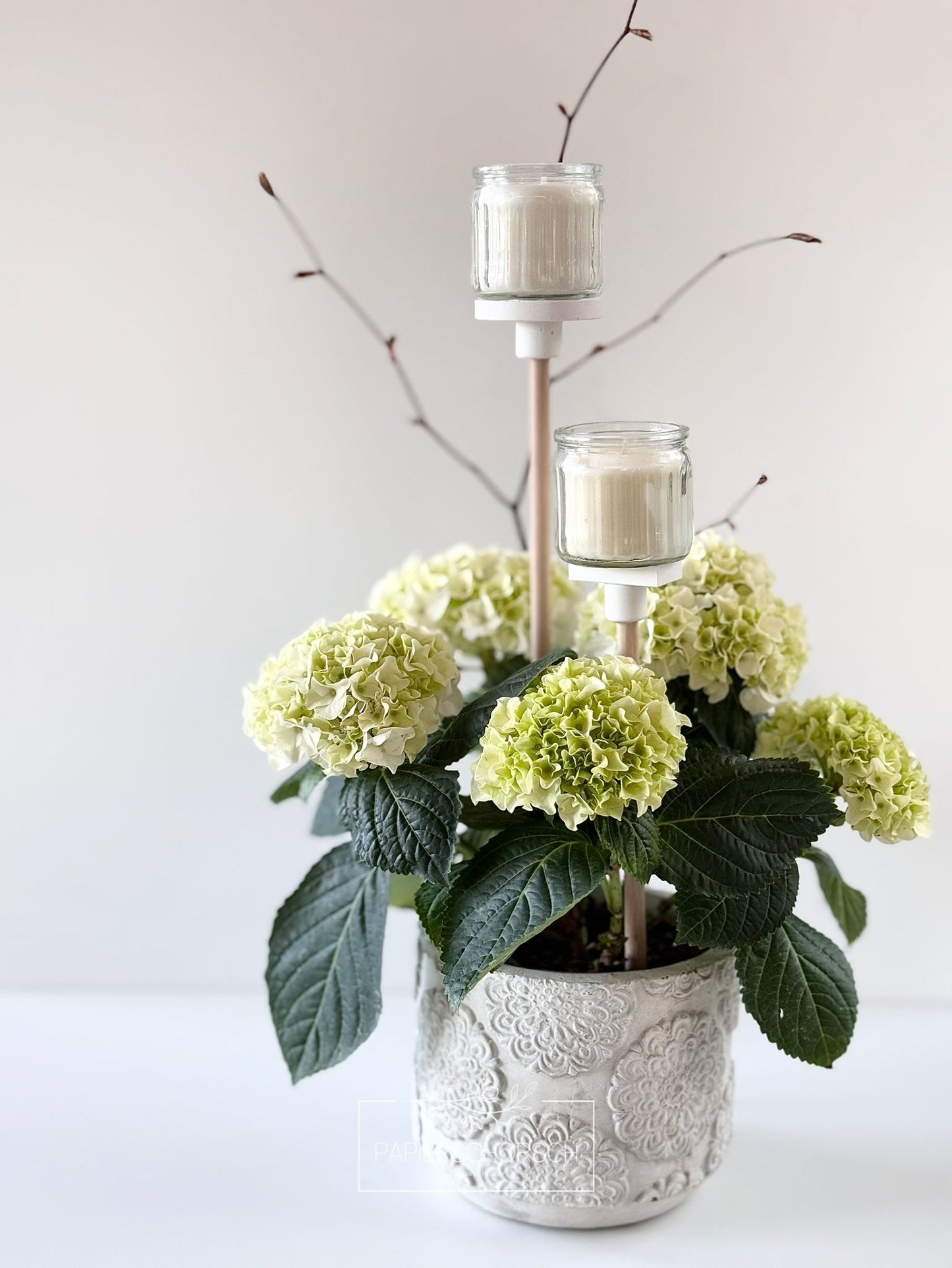 Silikonform - Stecktülle für Gießlinge