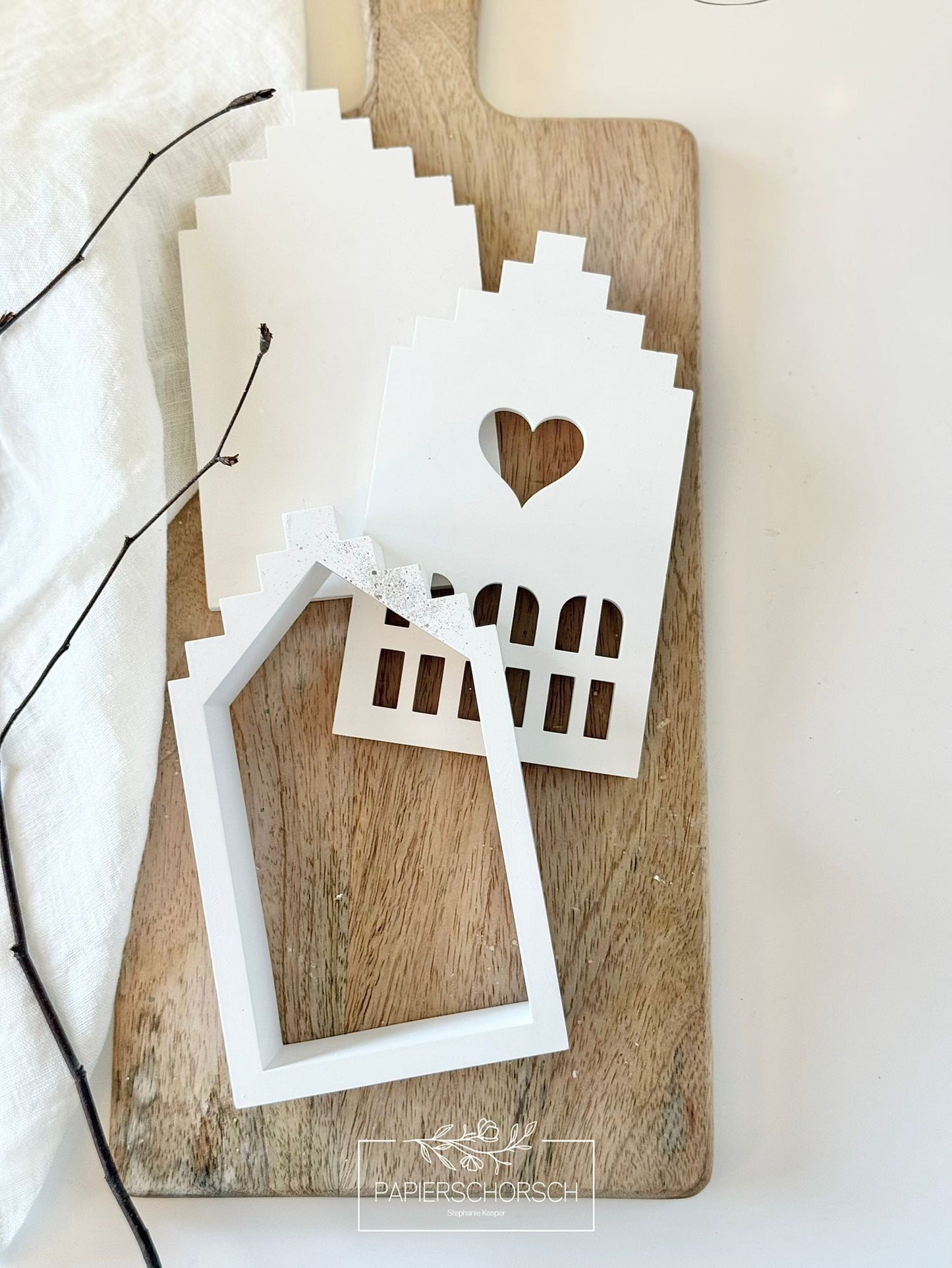 Silikonform - Bausatz Haus Drebbn @Papierschorsch