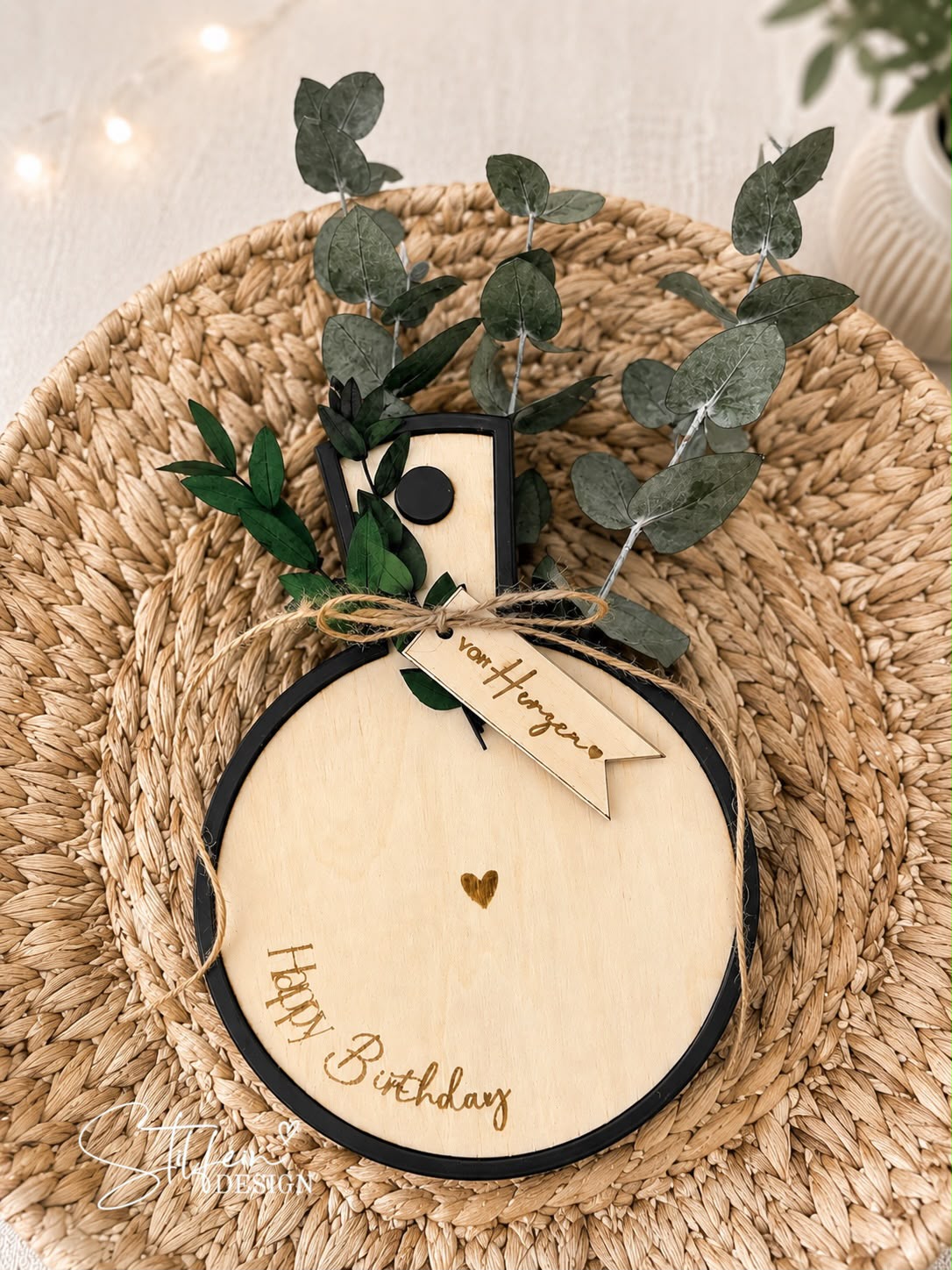 3D Druckdatei - Brett Betty Kreis 15 cm für Inlay oder zum ausgießen