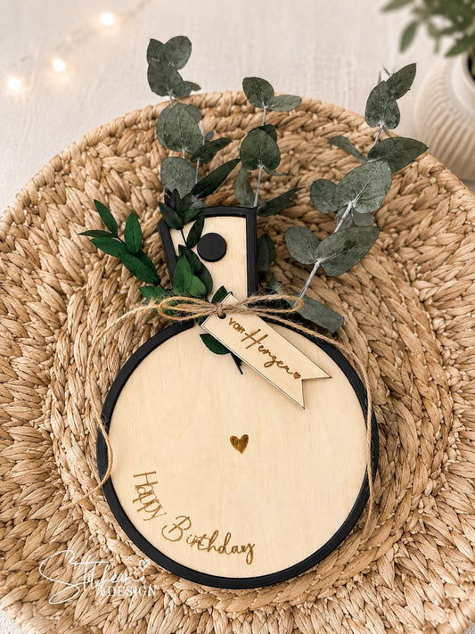 3D Druckdatei - Brett Betty Kreis 15 cm für Inlay oder zum ausgießen