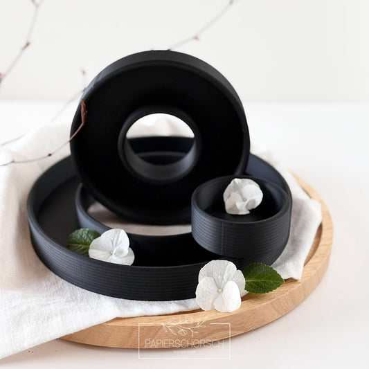 3D Druckdatei - Schalen Etagere 3-stöckig rund