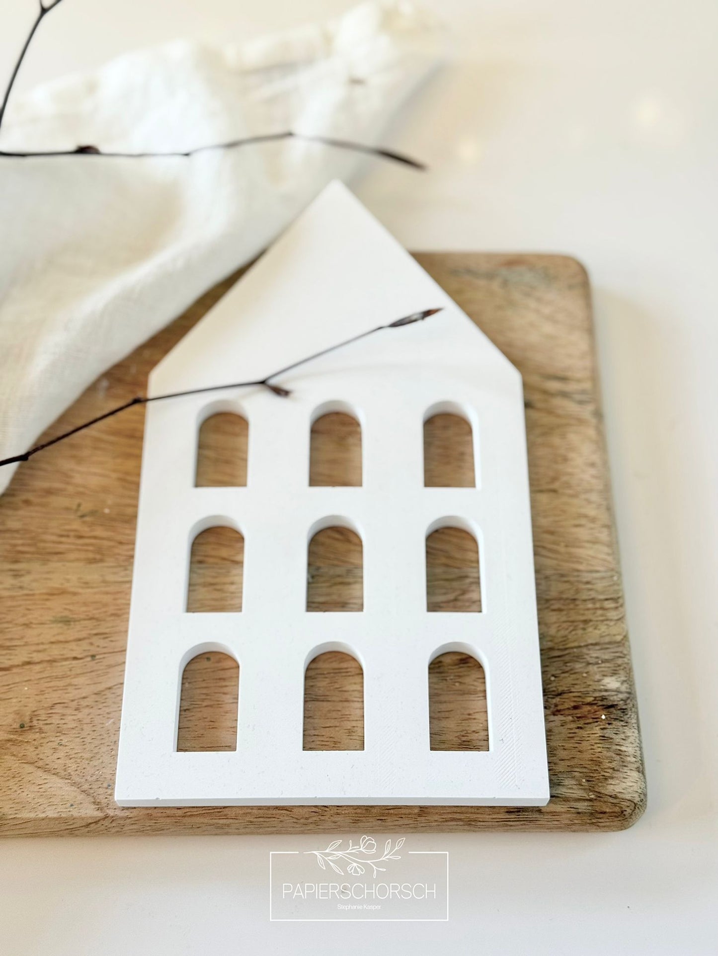 Silikonform - Bausatz Haus Klassisch @Papierschorsch
