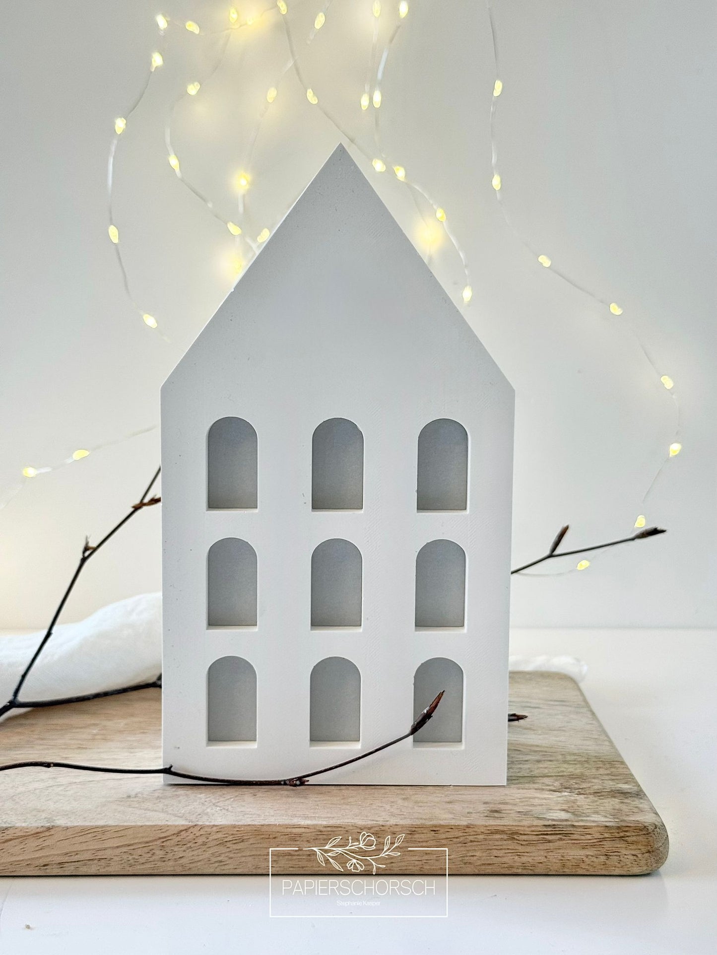 Silikonform - Bausatz Haus Klassisch @Papierschorsch