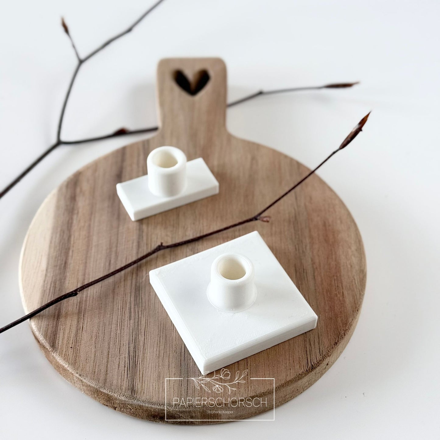 3D Druckdatei - Steckhülsen eckig und rund