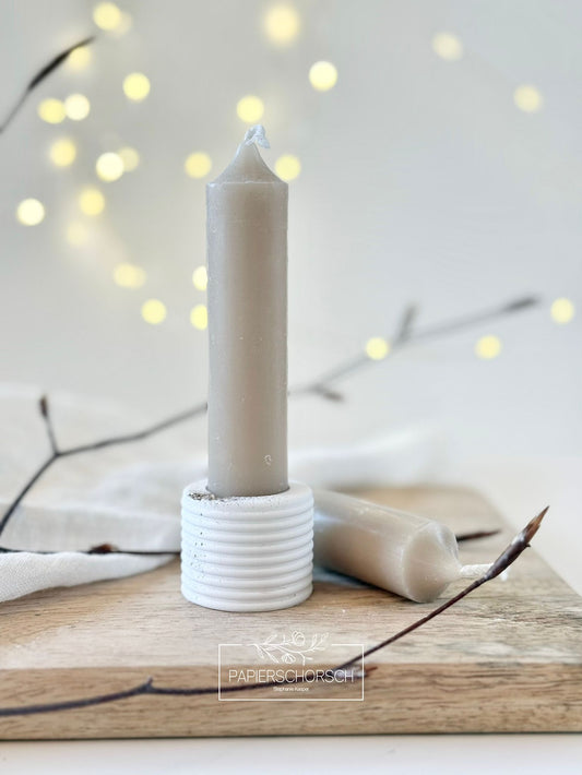 Silikonform - Stabkerzenhalter Mia