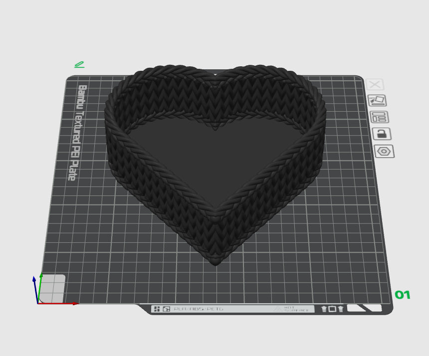 3D Druckdatei - Korb Herz LIESL - Bundle