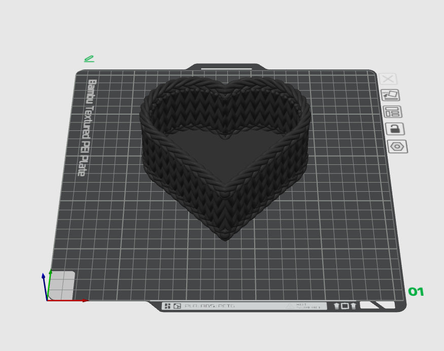 3D Druckdatei - Korb Herz LIESL - Bundle