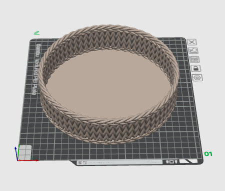 3D Druckdatei - Korb rund "Liesl"